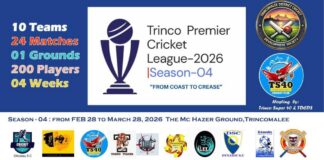 🏏 திருகோணமலை பிரிமியர் கிரிக்கெட் லீக் 2026 – சீசன் 04